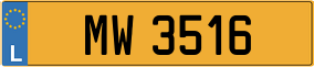 Truck License Plate